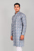 Veshbhoshaa Bluesaanchi Effortlessly Stylish Blue Kurta Set For Men