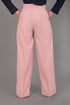Veshbhoshaa Bluebird Women'S Pink Bell Bottom Trouser