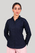 Veshbhoshaa Bluebird Women'S Navy Blue Shirt