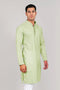 Veshbhoshaa Bluesaanchi Elegantly Casual Light Green Kurta Set