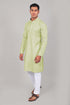 Veshbhoshaa Bluesaanchi Elegantly Casual Light Green Kurta Set