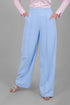 Veshbhoshaa Bluebird Women'S Sky Blue Bell Bottom Trouser