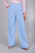 Veshbhoshaa Bluebird Women'S Sky Blue Bell Bottom Trouser