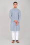 Veshbhoshaa Bluesaanchi Elegantly Casual Blue Kurta Set