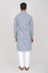 Veshbhoshaa Bluesaanchi Elegantly Casual Blue Kurta Set