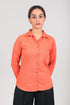 Veshbhoshaa Bluebird Women'S Orange Shirt