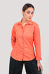 Veshbhoshaa Bluebird Women'S Orange Shirt