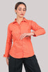 Veshbhoshaa Bluebird Women'S Orange Shirt