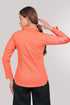 Veshbhoshaa Bluebird Women'S Orange Shirt
