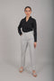 Veshbhoshaa Bluebird Women'S Black And White Checks Trouser