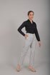 Veshbhoshaa Bluebird Women'S Black And White Checks Trouser