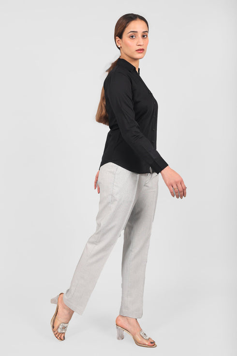 Veshbhoshaa Bluebird Women'S Black Shirt