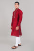 Veshbhoshaa Bluesaanchi Festive Embroidered Maroon Kurta Set