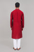 Veshbhoshaa Bluesaanchi Festive Embroidered Maroon Kurta Set