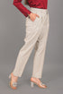 Veshbhoshaa Bluebird Women'S Brown Checks Trouser
