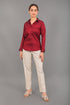 Veshbhoshaa Bluebird Women'S Brown Checks Trouser