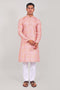 Veshbhoshaa Bluesaanchi Elegantly Casual Orange Kurta Set