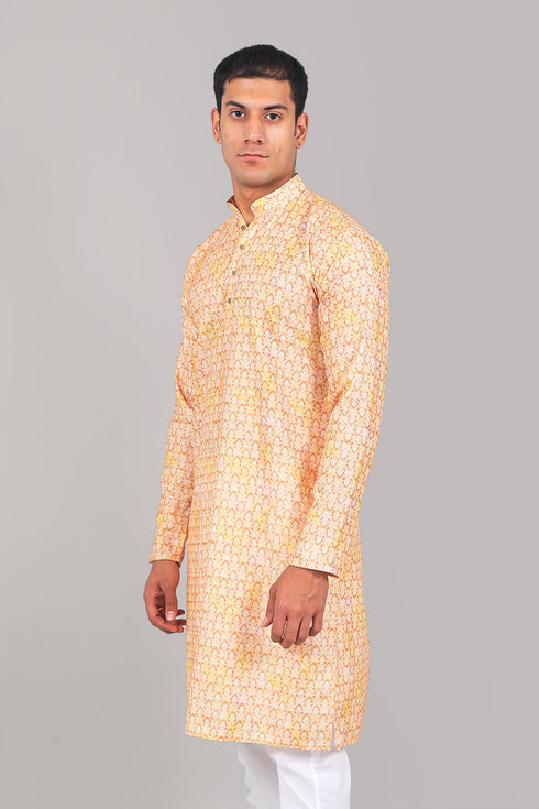 Veshbhoshaa Bluesaanchi Elegantly Casual Mango Kurta Set
