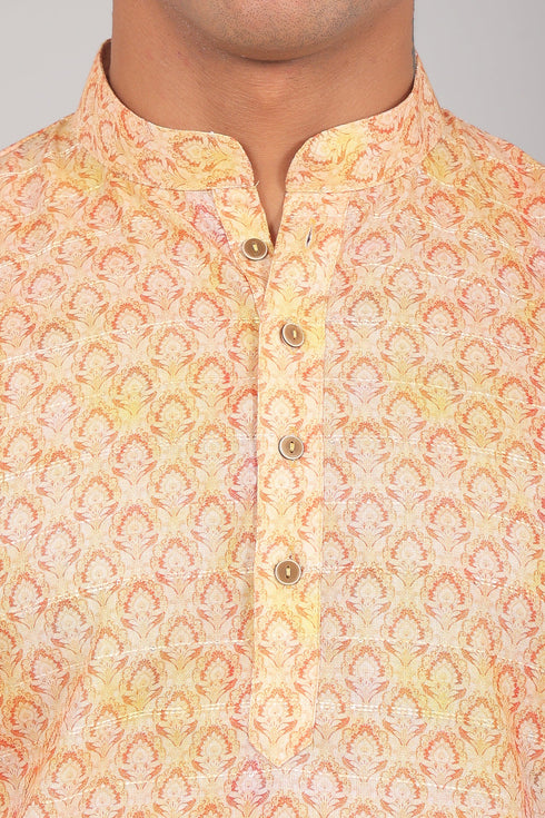 Veshbhoshaa Bluesaanchi Elegantly Casual Mango Kurta Set