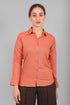 Veshbhoshaa Bluebird Women'S Peach Shirt