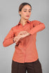 Veshbhoshaa Bluebird Women'S Peach Shirt