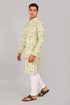 Veshbhoshaa Bluesaanchi Elegantly Casual Cream Flower Kurta Set