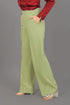 Veshbhoshaa Bluebird Women'S Light Green Bell Bottom Trouser