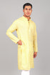 Veshbhoshaa Bluesaanchi Elegantly Casual Yellow Kurta Set