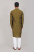 Veshbhoshaa Bluesaanchi Festive Embroidered Mehandi Green Kurta Set