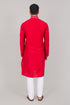 Veshbhoshaa Bluesaanchi Festive Embroidered Red Kurta Set