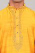 Veshbhoshaa Bluesaanchi Festive Embroidered Yellow Kurta Set