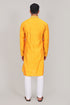 Veshbhoshaa Bluesaanchi Festive Embroidered Yellow Kurta Set