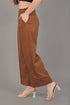 Veshbhoshaa Bluebird Women'S Caramel Short Bell Bottom Trouser