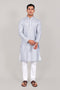 Veshbhoshaa Bluesaanchi Elegantly Casual Light Blue Kurta Set
