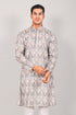 Veshbhoshaa Bluesaanchi Elegantly Casual Cream Textured Kurta Set