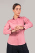 Veshbhoshaa Bluebird Women'S Pink Satin Shirt