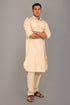 Veshbhoshaa Bluesaanchi Pathani Cream Color Kurta With Trouser Pant