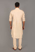 Veshbhoshaa Bluesaanchi Pathani Cream Color Kurta With Trouser Pant