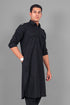 Veshbhoshaa Bluesaanchi Pathani Black Color Kurta With Trouser Pant