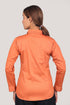 Veshbhoshaa Bluebird Women'S Orange Satin Shirt