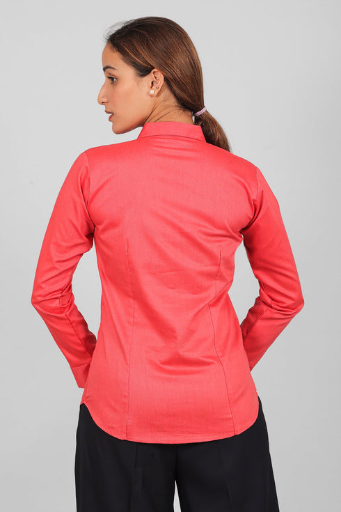 Veshbhoshaa Bluebird Women'S Dark Pink Shirt