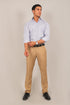Veshbhoshaa Bluebird Men'S Sand Brown Formal Trouser