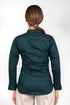 Veshbhoshaa Bluebird Women'S Dark Teal Satin Shirt