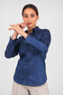 Veshbhoshaa Bluebird Women'S Blue Shirt