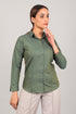 Veshbhoshaa Bluebird Women'S Mehandi Shirt