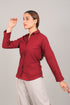 Veshbhoshaa Bluebird Women'S Red Shirt