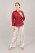 Veshbhoshaa Bluebird Women'S Red Shirt