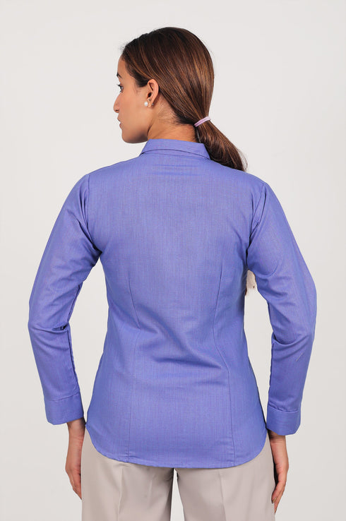 Veshbhoshaa Bluebird Women'S Purple Shirt