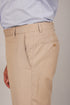 Veshbhoshaa Bluebird Men'S Khaki Color Texture Formal Trouser