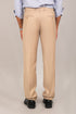 Veshbhoshaa Bluebird Men'S Khaki Color Texture Formal Trouser